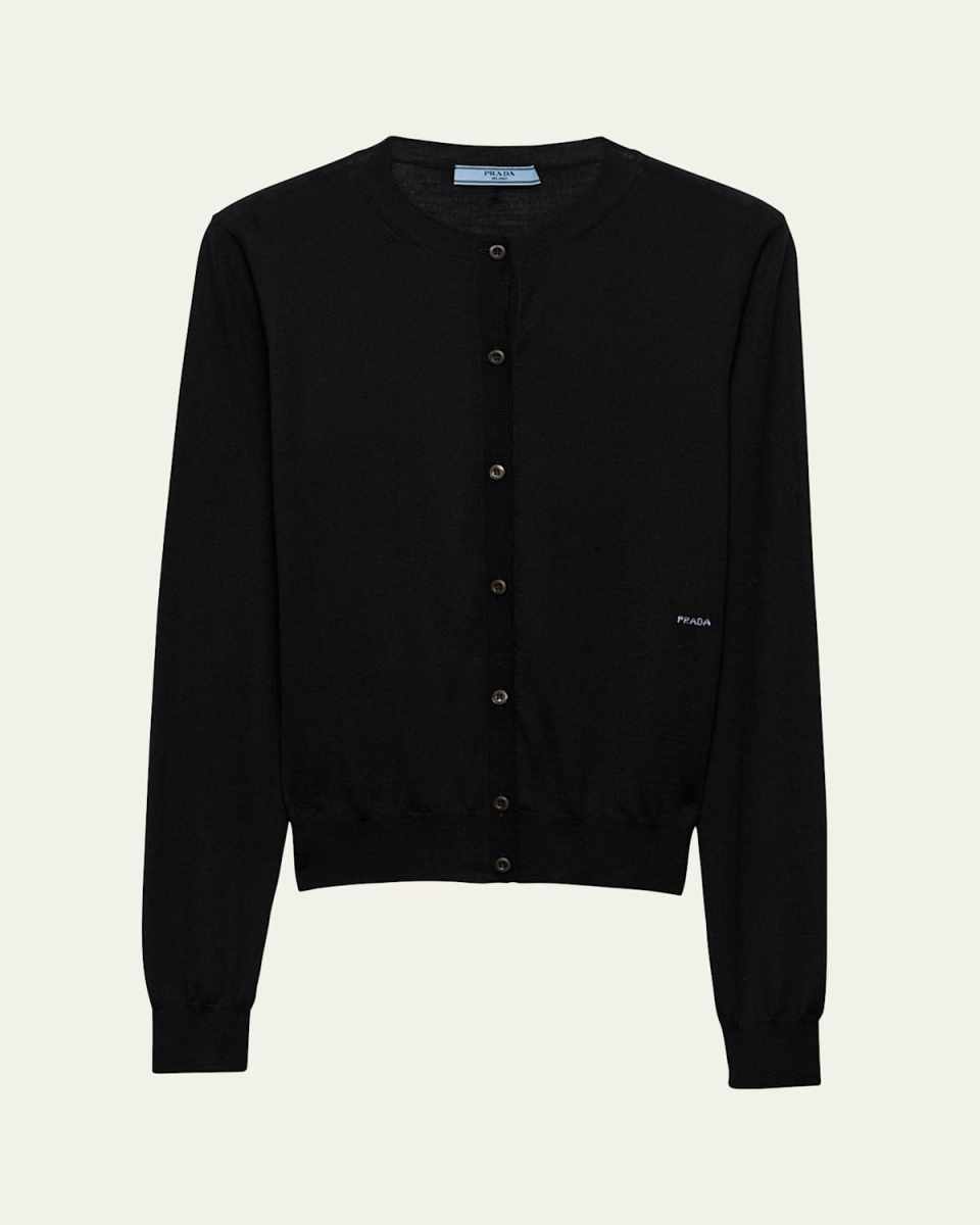 Superfine Wool Knit Cardigan